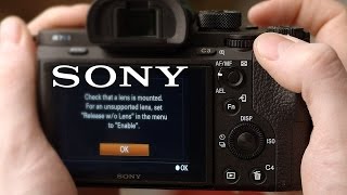 How to fix lens communication error on Sony cameras [upl. by Adnala]