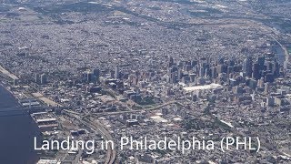 Landing in Philadelphia PHL  June 2018 [upl. by Ahsimit]