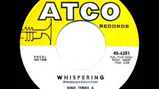 1964 HITS ARCHIVE Whispering  Nino Tempo amp April Stevens [upl. by Akieluz526]