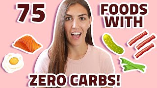 Zero Carb Food List BEST Foods For KETO [upl. by Ddal]