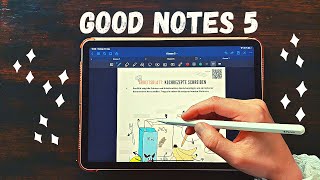 UNTERRICHT MIT GOODNOTES für Einsteiger  iPad in der Schule nutzen Vorbereitung  45 Minuten [upl. by Missi]