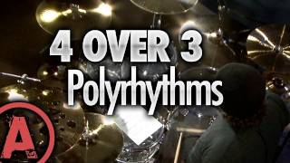 4 Over 3 Polyrhythm  Advanced Drum Lessons [upl. by Douty]