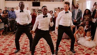 SURPRISE Garter Toss Dance WEDDING  Brian Nhira [upl. by Einra308]