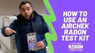 How to use an Air Chek Radon Test Kit [upl. by Esilegna]