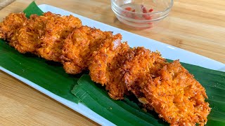 PAPAYA UKOY  CRISPY OKOY RECIPE [upl. by Retseh258]