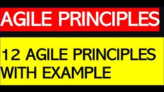 12 Agile Principles  Explained in 5 minutes [upl. by Virgil]