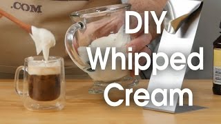 DIY whipped cream in 60 seconds [upl. by Anivol]