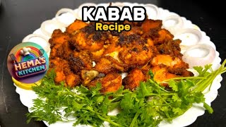 Chicken kabab Recipe  Hemas kitchen [upl. by Nylkcaj]