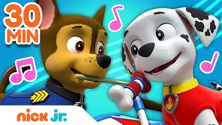 PAW Patrol 30 Minute Sing Along Song Compilation 🎵  Nick Jr [upl. by Otit]