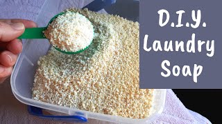 DIY Laundry Soap Powder with Handmade Soap Base [upl. by Liggett]