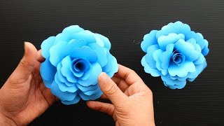 Cómo Hacer Rosas de Papel  Flores Realistas y Fáciles DIY Origami [upl. by Riay]