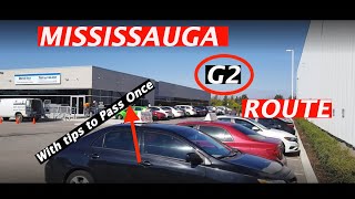 Mississauga G2 Route  With OnScreen Tips  Pass Your Test at First Attempt MississaugaG2Route [upl. by Onirefez]