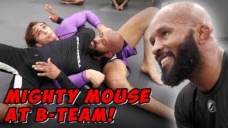 Teaching Mighty Mouse FUNKY JiuJitsu  BTeam Vlog [upl. by Karoly]