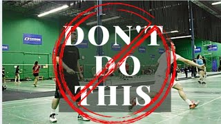 TOP 5 MISTAKES to Avoid in Badminton [upl. by Llenoj]