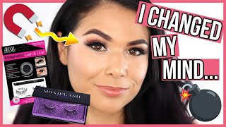 FINALLY 👏🏼 Magnetic Eyeliner and Lashes that WORK MoxieLash vs Ardell [upl. by Ayardna]