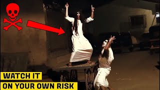 GHOST PRANK  Dancing ghost caught on Camera  Part 2  YoutubeWale Pranks [upl. by Bronk]