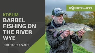 Barbel Fishing On The River Wye  Bolt Rigs For Barbel [upl. by Fradin]