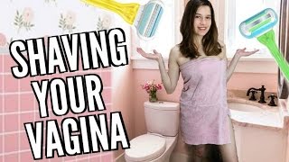 SHAVING YOUR VAGINA  TOP 3 TIPS  HACKS [upl. by Yelmene]