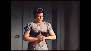 Renata Tebaldi  Vissi darte from TOSCA 1961 Restored in color [upl. by Ahsenet]