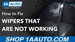 How to Fix Wipers That Are Not Working [upl. by Aelyk]