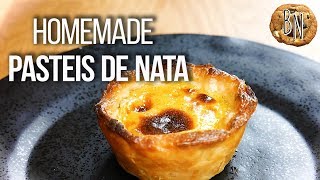 Pasteis de Nata  Portuguese Custard Tarts [upl. by Phemia]