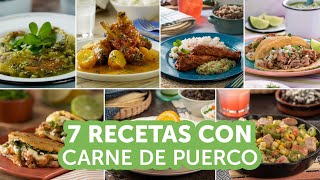 7 recetas con carne de puerco  Kiwilimón [upl. by Hilliary765]