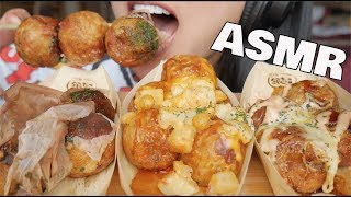 ASMR TAKOYAKI EATING SOUNDS  SASASMR [upl. by Moriarty]