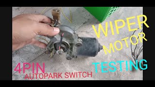 WIPER MOTOR TESTING WIPER MOTOR NOT WORKING [upl. by Stenger]