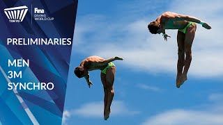 RELIVE  3m Synchro Men  Preliminaries  FINA Diving World Cup 2021 [upl. by Relyk]