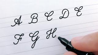 Cursive Writing  Letters A to Z  For Beginners  Worksheets to Improve Handwriting [upl. by Zoara125]