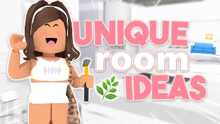 10 UNIQUE Room Ideas for Your House 🔨  Bloxburg [upl. by Ledairam]