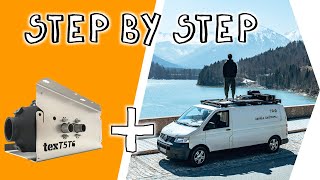 Einbauanleitung einer Planar 2D Diesel Standheizung in einen VW T5 DIY Campervan Unterflur [upl. by Juanne]