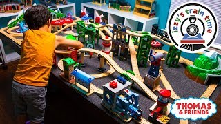 Thomas and Friends  New Thomas Train Wooden Railway Table with Brio Fun Toy Trains for Kids [upl. by Desiri775]