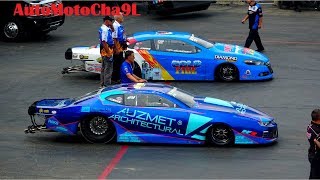 NHRA Pro STOCK RACING 210mph Chicago Route 66 Raceway [upl. by Dania475]