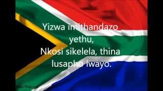 South African National Anthem with lyrics [upl. by Stets]