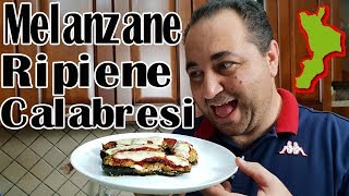 Ricetta Melanzane Ripiene Calabresi  Mulingiani Chini  Ricetta Facile [upl. by Silrak]