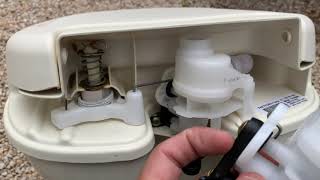 Jayco  Thetford Toilet Model  31688 Valve replacement [upl. by Cesar626]