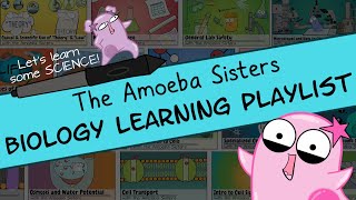 Amoeba Sisters Biology Learning Playlist Introduction [upl. by Bates]