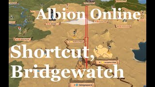 Albion Online  Caerleon to Bridgewatch fast almost safely [upl. by Acirederf]