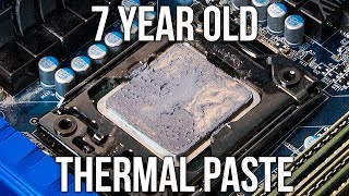 Replacing 7 Year Old Thermal Paste  Does it make a difference [upl. by Rebna916]