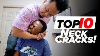 TOP 10 LOUDEST NECK CRACKS 😱💥 ASMR Chiropractic Adjustments amp Loud Back Cracking  Dr Tubio [upl. by Linette]