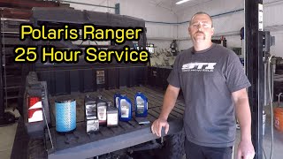 Polaris Ranger 1000XP Oil Change and 25 Hour Break In Service [upl. by Rein]