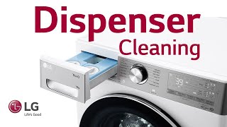 LG FrontTop Load Washer Detergent Dispenser Cleaning Tutorial [upl. by Anaiad]