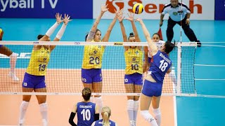 BRASIL X SÉRVIA  MUNDIAL FEMININO DE VÔLEI 2018 [upl. by Eelrehpotsirhc]