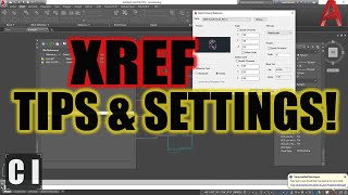 AutoCAD XREF Tips amp Settings Overlay vs Attach  More  External References  2 Minute Tuesday [upl. by Fulvi455]