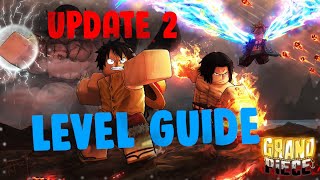 GPO UPDATE 2 1250 LEVEL GUIDE  Grand Piece Online COMPLETE Leveling Guide [upl. by Natal]