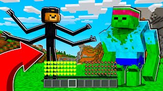 DIABOLOFEAT35 se TRANSFORME en MUTANT ZOMBIE sur Minecraft  😰 Famille Diabolo [upl. by Draner132]