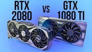 Nvidia RTX 2080 vs GTX 1080 Ti  Benchmarks amp Comparisons [upl. by Evania]