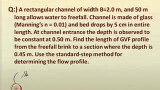 Standard step method for gradually varied flow computations [upl. by Ahseyd557]