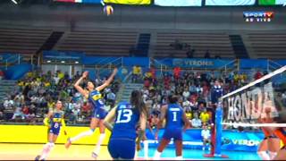 HOLANDA X BRASIL  Mundial de Vôlei Feminino 2014  2ª FASE [upl. by Dnaltruoc959]